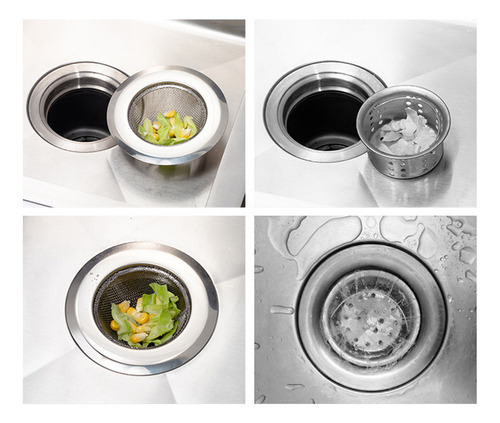 Y K Colador De Fregadero De Cocina De Acero Inoxidable Con
