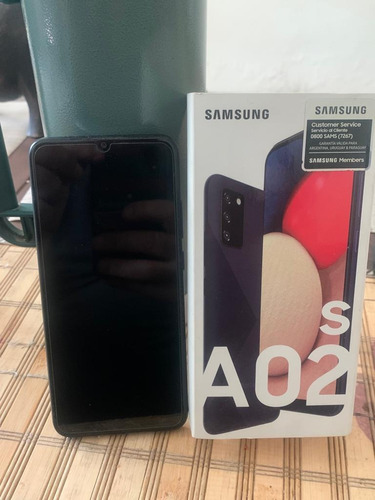 Celular Samsung A02s Casi Nuevo De Color Azul