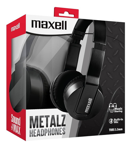 Audifonos Metalicos Con Microfono Maxell