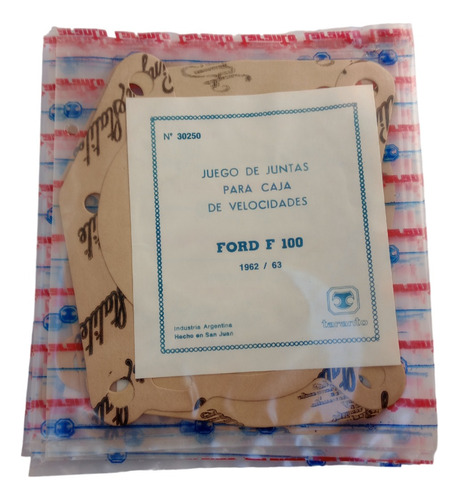 Juego De Juntas Para Caja De Velocidades Ford F100 1962/63