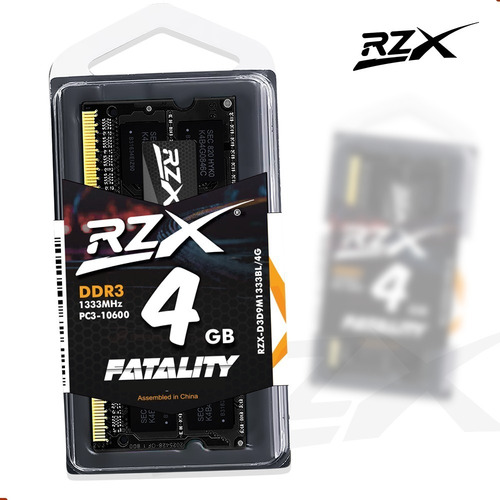 Imagem 4 de 7 de Memória Notebook Rzx 4gb Ddr3 1333mhz Cl9 Sodimm Original