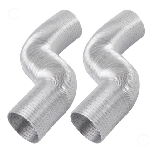 Conducto de aluminio semirrígido de 150 mm y 200 mm de 1,5 metros