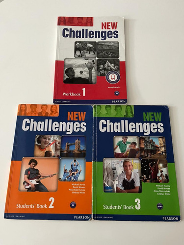 Libro Ingles New Challenges Workbook 1 Y Student's Book 2,3 (Usado)