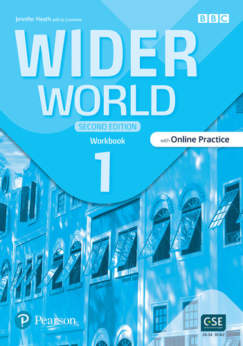 Wider World 1 - 2/Ed. - Livro de exercícios com prática e aplicativo on-line, de Heath, Jennifer. Editorial Pearson, capa mole em inglês internacional, 2022