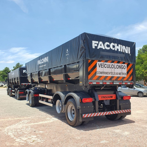 Imagem 7 de 15 de Carreta Rodocaçamba Basculante 35 + 35m³ Facchini 2022