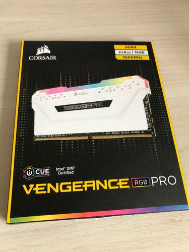 Imagem 1 de 3 de Memória Corsair 16gb (2x8) Ddr4 3600mhz Vengeance Rgb Pro