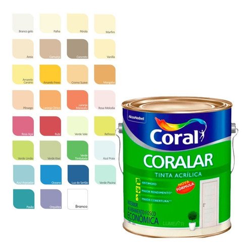 Pintura acrílica antimoho para pared, 3,6 litros, color coral, color arena