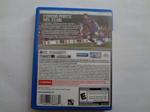 Fifa 13 B Para Ps Vita (Usado)
