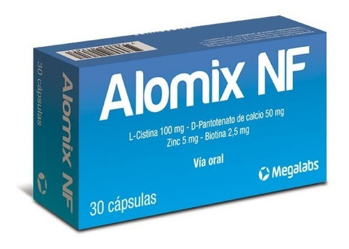 Alomix® X 30 Cap. (tratamiento De Alopecia, Fortalece Uñas)