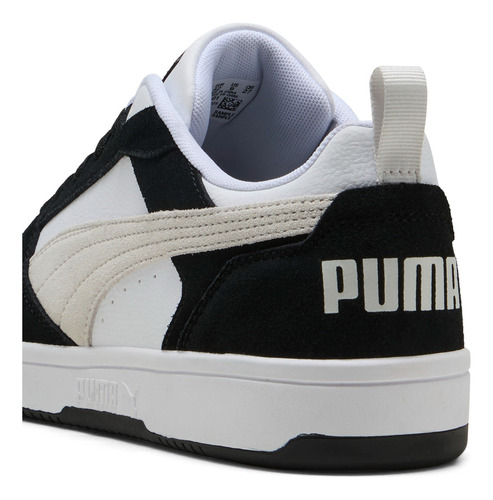 Tenis Rebound V6 Puma Unisex Blanco Y Negro