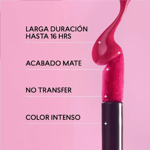 Labial Mate Indeleble Studio Look Cyzone No Transfiere Lila Bali