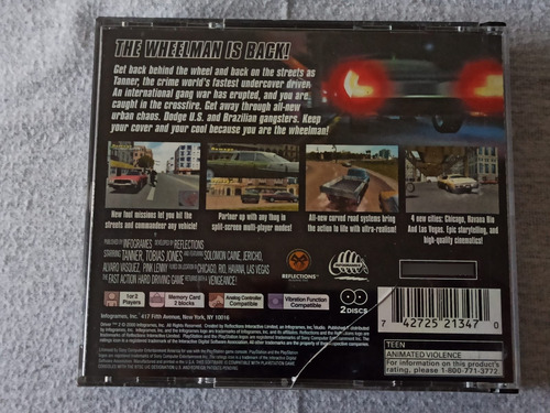 Driver 2 Ps1 Playstation Original Físico (Usado)