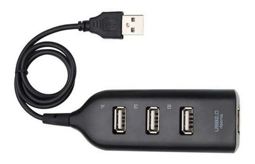 Imagem 5 de 6 de Hub Usb 4 Portas 2.0 Plug And Play High Speed Mode