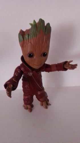 Figura Groot Baby Traje Devastador Marvel 28cm (Usado)