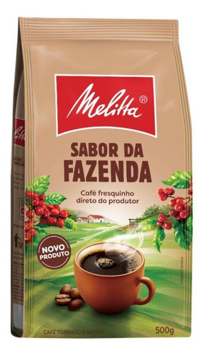 Café Torrado e Moído Melitta Sabor da Fazenda Pacote 500g
