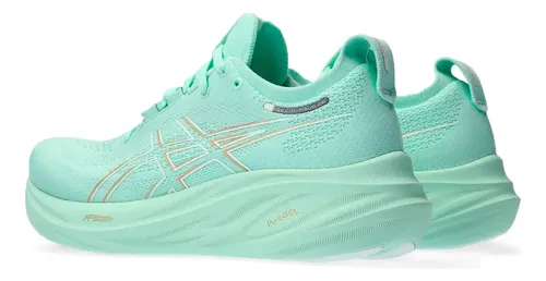 Zapatillas Asics Running Mujer Nimbus 26 M Verde Cli