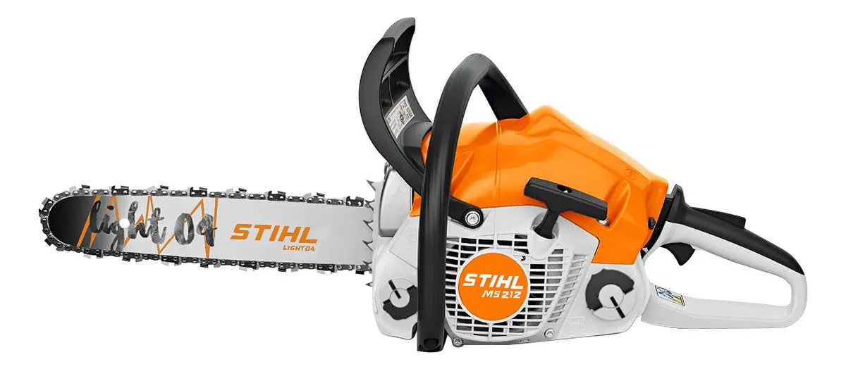 Motosierra A Gasolina Stihl Ms 212 2.4hp 2 Tiempos 18 PuLG Color Naranja