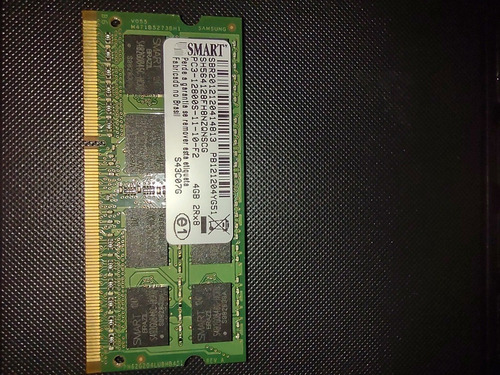 Imagem 1 de 1 de Memória Ram Smart Ddr3 4gb Pc3 12800s-11-10-f2