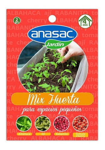 Anasac Semilla Mix Huerta 2grs