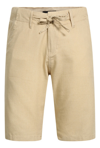 Pantalón Corto De Corte Clásico C/cordón Ajustable P/hombre