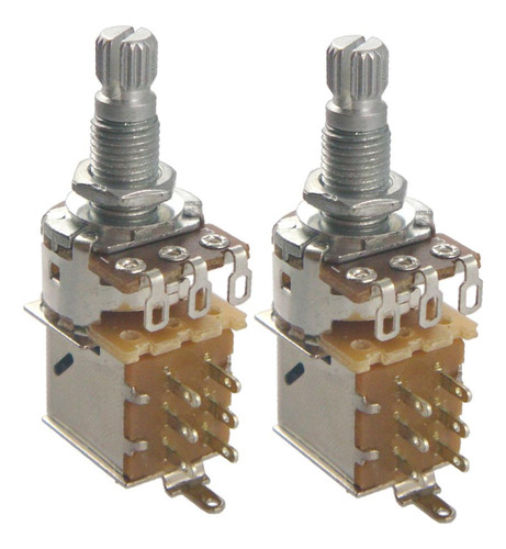 Potenciómetro De Cono Lineal De Eje Dividido De 18 Mm B25k