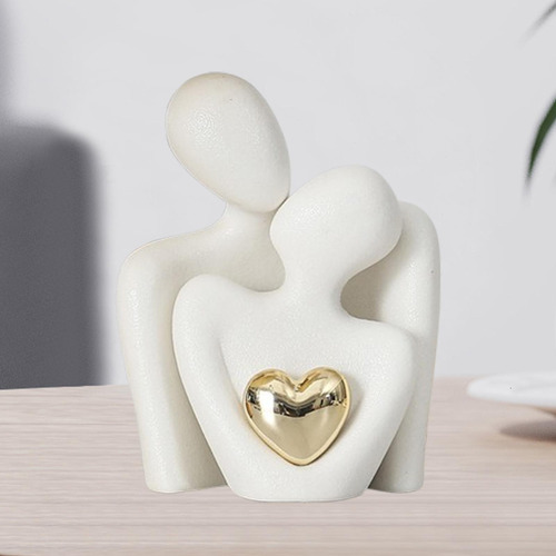 Estatua De Pareja Abrazándose, Figura De Arte, Estatua De M
