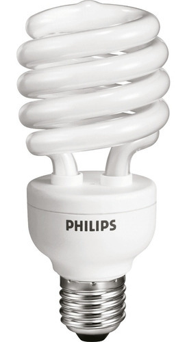 Lámpara Bajo Consumo Philips Twister 27w E27 Calido Color de la luz Blanco cálido