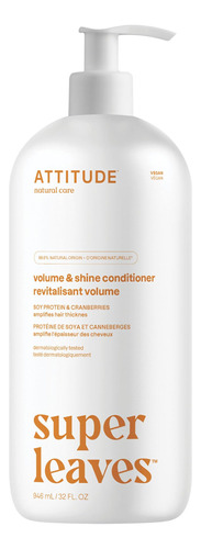 Attitude Volume And Shine - Acondicionador Para El Cabello,.