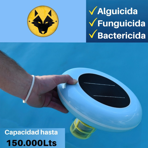 Imagen 8 de 10 de Ionizador Solar Pileta Piscina Boya Anti Sarro Y Bacterias