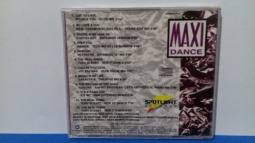 Cd Maxi Dance 1995 (excelente) Euro Dance 1995 (Usado)