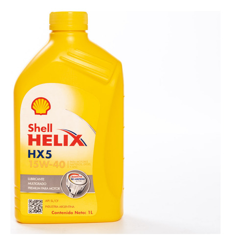 Imagen 4 de 8 de Aceite De Motor Shell Helix Hx5 15w40 Mineral X 1 Litro