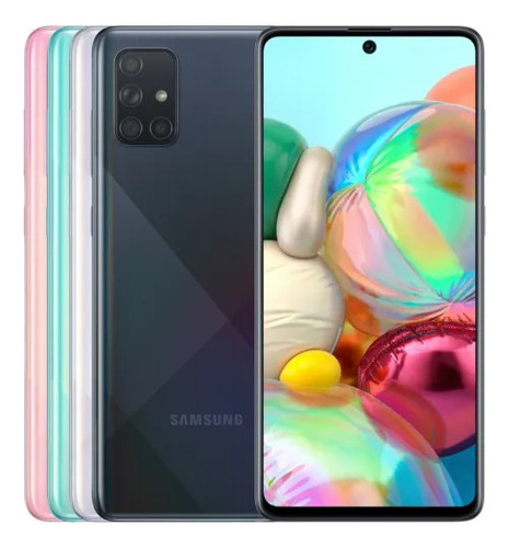Samsung Galaxy A71 128 Gb Black 6gb Ram Liberado Grado B (Reacondicionado)