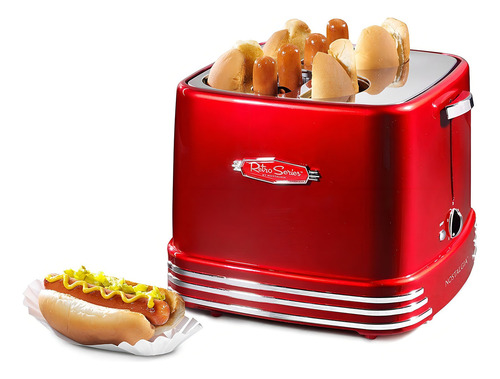 Nostalgia - Tostadora Para 4 Perros Calientes Y Panecillos