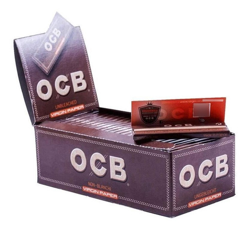 Seda Ocb Brown Unbleached Mini Nº 8 Single Caixa C/50