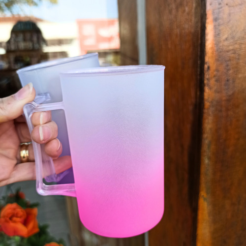 Kit 20 Caneca Acrílico Para Chopp Para Festas Lembranças Cor Amarelo