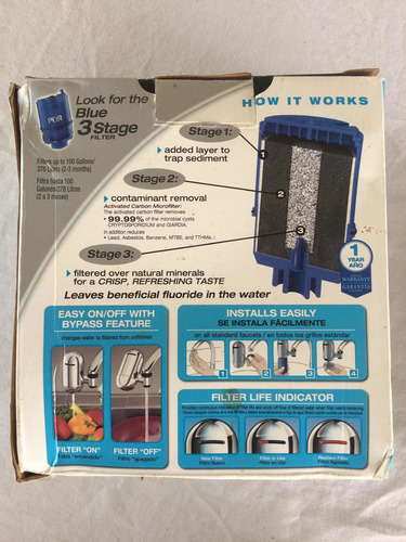 Imagen 4 de 4 de Filtro De Agua Para Grifería Pür