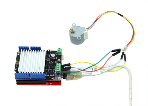 Imagen 5 de 5 de Arduino Motor Shield - Motor Drive Dc Stepper, Puente H L298