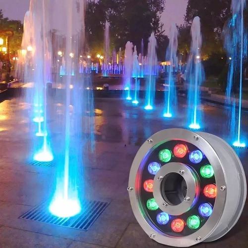 2025 Fuente De Luz Led Rgb Ip68, Resistente Al Agua 6w