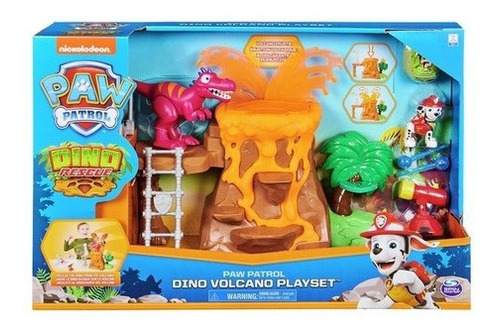 Paw Patrol Playset Marshall Dino Volcano Original 17714