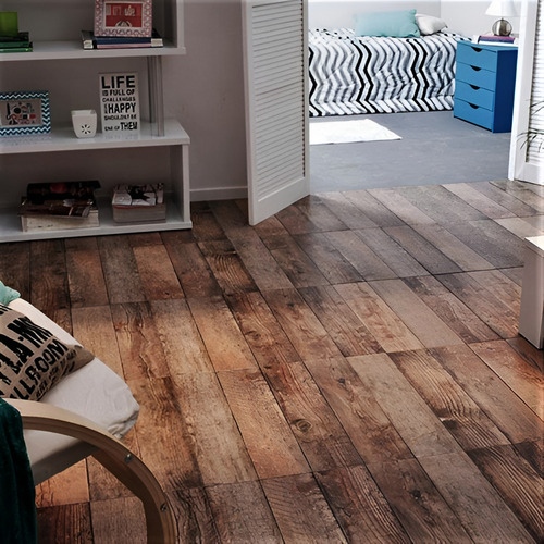 Ceramica Cortines Parquet Castaño 40x40 1º Calidad