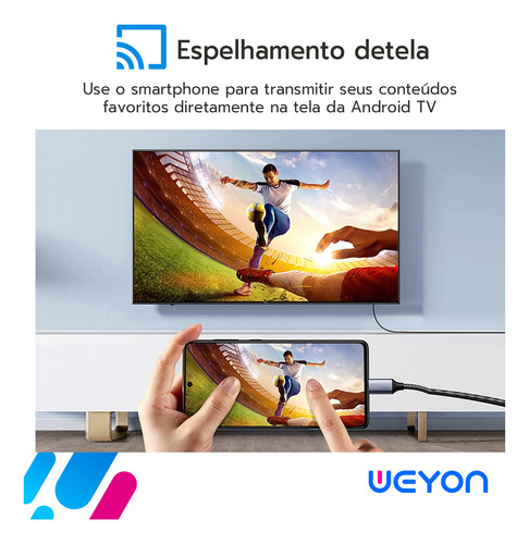 Smart Tv 43'' Full Hd Weyon 43wdsnbx Wi-fi Android 14