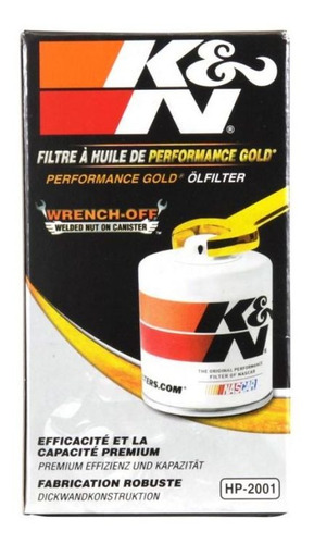 Imagen 2 de 5 de Filtro De Aceite K&n Chevrolet C1500 4.3l 1988 A 1999 Hp-200