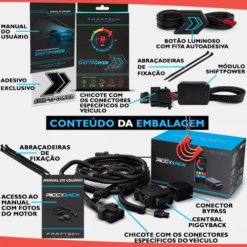 Kit De Potência E Aceleração Turbo - Piggyback + Shiftpower
