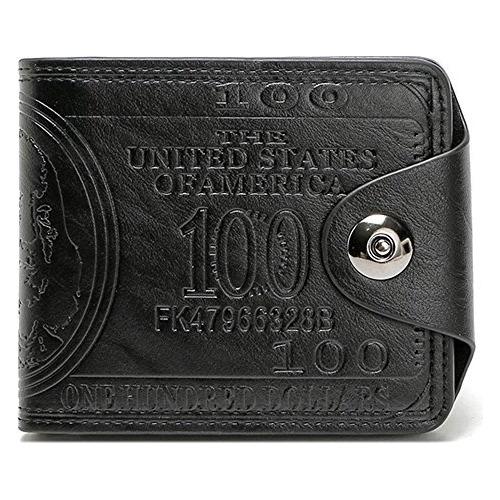 Sibalasinew Us Dollar Wallet Bill Money Bifold Safe Monedero