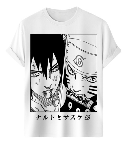 Playera Naruto Y Sasuke, Anime, Naruto Shippuden