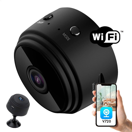 Imagen 1 de 10 de Mini Cámara Oculta Espía Wifi Full Hd Micrófono Batería
