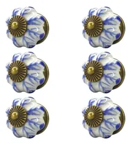 Comprar Juego X12 Tiradores Ceramica Puertas Mueble Cajones 