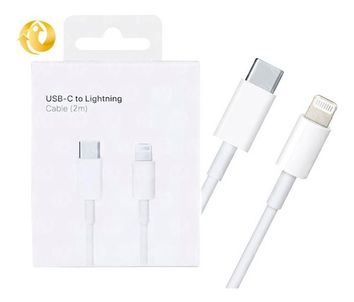 Cable Para iPhone 12 11 Xr C A Lightning 2 Metro 