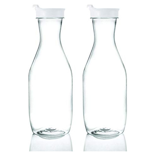 Clear Plastic Premium Water Or Beverage Pitchers Heavy ...