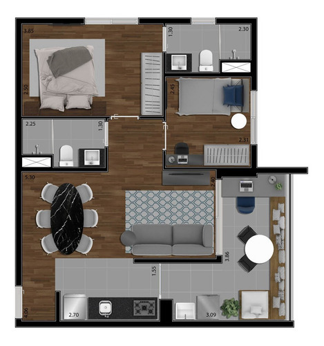 Imagem 25 de 28 de Studio Residencial Para Venda, Vila Dom Pedro I, São Paulo - St2352. - St2352-inc